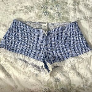 PINK by Frankie’s Bikinis Plaid Gingham Shorts